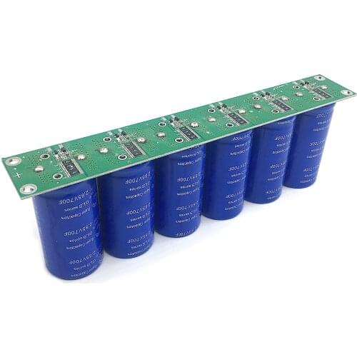 GDCPH Condensador GDCPH Ultra Fara, rectificador automotriz 17V116F con módulo ecualizador 2.85V700F 2.7V 600F 16V100F