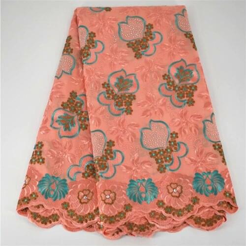 Big Flower Swiss Voile Lace In Switzerland African Voile Lace Fabric 2020 High Quality Lace Cotton Nigerian Dry Lace Fabrics GXF