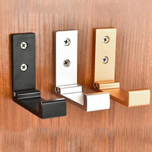 Aluminum Alloy Hook Multi-functional Kitchen Cabinet Clothes Hanger Household Hanger Towel Door Storage Organizer for Bedroom