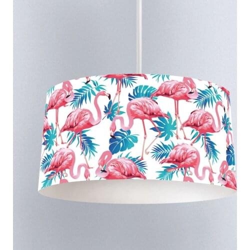 Lamp For Kids Bedrooms Light Chandelier for Living Room Childrens Room Pink Flamingo Blue Black Model 047
