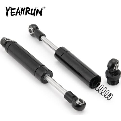 YEAHRUN Black Aluminum Aolly Climbing car 80-120mm Shock Absorber Springs Set for SCX10 TF2 RC Rock Crawlers Accessory