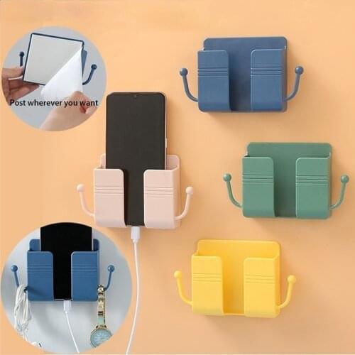 Wall Multi-function Storage Box Remote Control Mobile Phone Charging Storage Box Wall Holder Storage Box