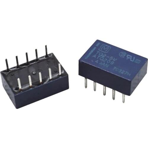 10PCS TQ2-5V TQ2-5VDC ATQ209 10PIN 5V 1A RELAY signal relays good quality
