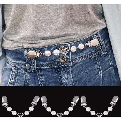 SUQI Artificial Baroque Pearls Stainless Steel 12 Constellations Love Women Sweater Cardigan Shawl Collar Clip Cloth Accessories