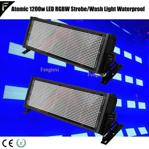 2unit Waterproof LED Strobe SMD DMX RGBWA1200w Wash Strobe Blinder Blinds Light Stroboscope Suit Outdoor Event Show Vernissages
