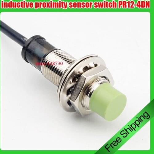 Highly sensitive M12 inductive proximity sensor switch PR12-4DN normally open NPN waterproof metal sensor 6-36V