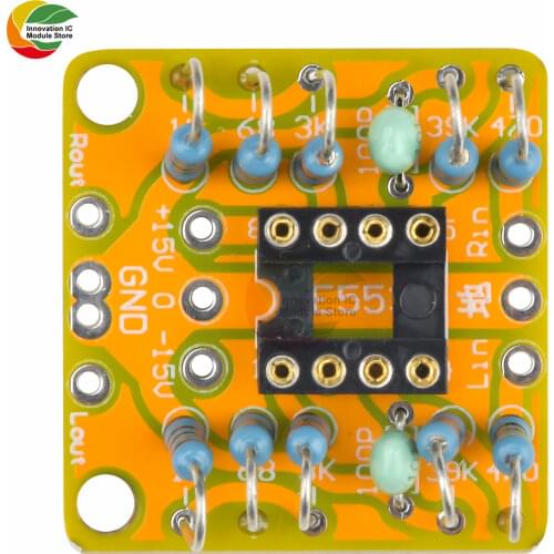 Dual Potential Operational Amplifier Board Module DC Preamplifier Amplification Empty Board OP-AMP NE5532 OPA2134 OPA2604 AD826