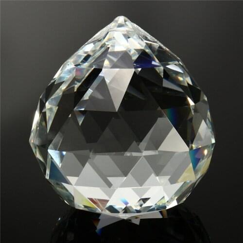 100mm Photography Faceted Crystal Ball Feng Shui Crystal Ball Glass Ball Water Prism Pendant Hanging window decorations