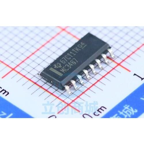 5/PCS Mc3487dr Narrow Body 3. 9MM Sop-16 Brand New & Original Line Driver