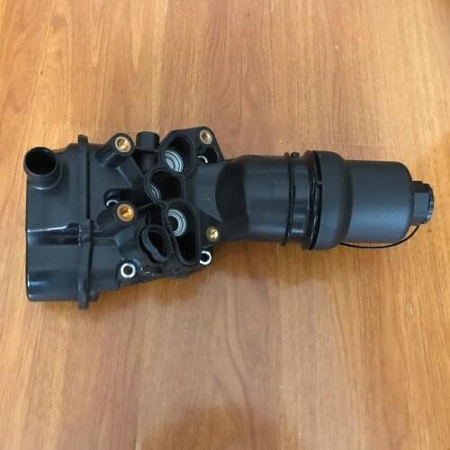 Engine Oil Filter Adapter For Audi A3 Base TT A4 Quattro VW Golf R GTI Eos 2.0L