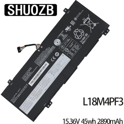 Laptop Battery L18M4PF3 L18C4PF4 L18M4PF4 L18C4PF3 For Lenovo Ideapad Xiaoxin S540-14 S540-14 Air 14-2019 15.36V 45wh 2800mAh