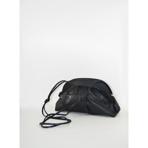 Bogetta Siyah Çanta Suni Deri