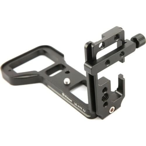 Quick Release L Bracket Vertical Shoot Plate For Sony A7RIV A7R4 ILCE-7RM4 Camera L Plate Base Grip Handle with Hot Shoe Adapter