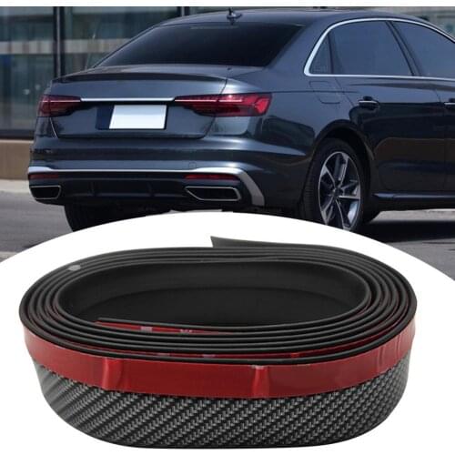 Carbon Fiber Scratch Cover Anti-scratch Rear Bumper Guard Door Entry Protector Sticker Strip for Cars Accessories