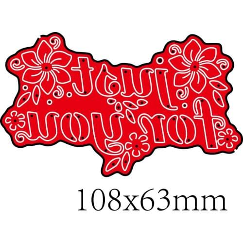 DABOXIBO Text Cutting Dies Mold For DIY Scrapbooking Cards Making Decorate Crafts 2020 NEW Arrival