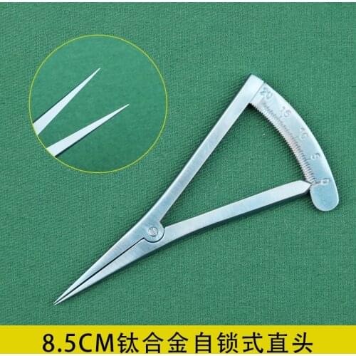 Eyelid design compass measuring ruler design tool of embedding line in double eyelid surgery titanium alloy Plastic instrument