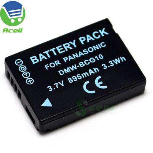 DMW-BCG10E DMW-BCG10PP Battery for Panasonic DMC-ZS10 ZS15 ZS19 ZS20 ZS25 TZ30 TZ35 TZ22 TZ20 ZX1 ZX3 ZS8 ZS7 ZS6 3D1 TZ8 Camera