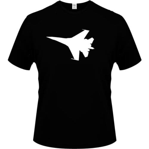 Free delivery classical warplane short-sleeved cotton Print T-shirt men bottoming shirt solid color Casual clothes Male Tops