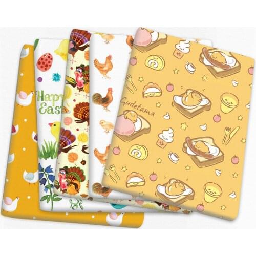 50*145cm Patchwork Easter Polyester Cotton Fabric for Tissue Sewing Quilting Fabrics Needlework Material DIY Handmade,1Yc14452