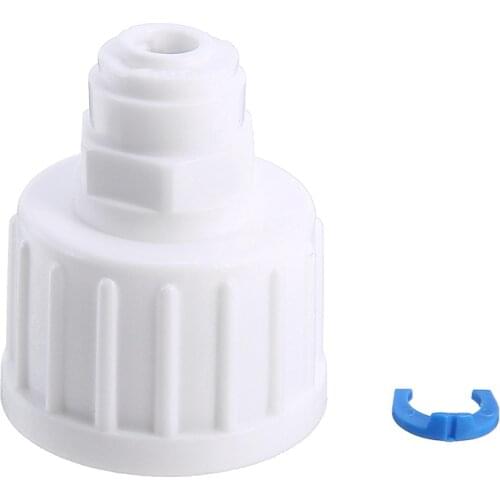 Mayitr 3/4'' BSP to 1/4'' Tube Push Fit Tap Connector Reverse Osmosis RO Water Filter Tube Injector Kit Garden Connector Fitting