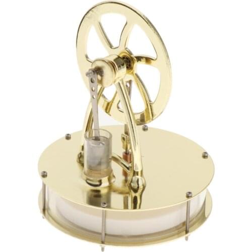 Low Temperature Stirling Engine Motor Model Heat Steam Toy DIY Gift