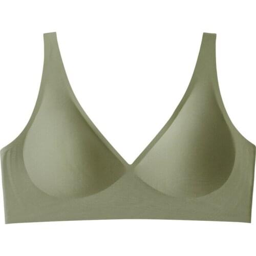 New Japanese Traceless Underwear for Women Bra Breathable Adjustable Bra Set