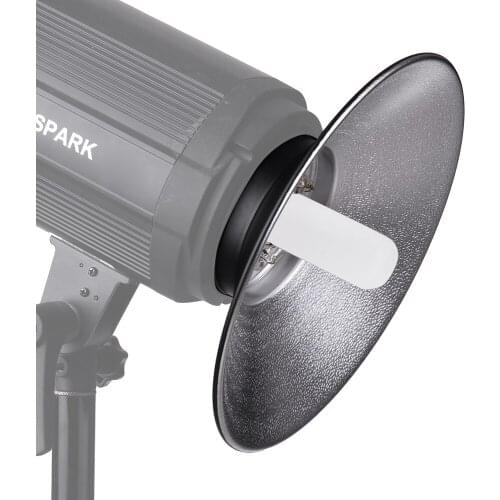 Flash Reflector 120 Degree Wide-angle Photography Mount Diffuser Dish Aluminium Alloy Shooting Accessories