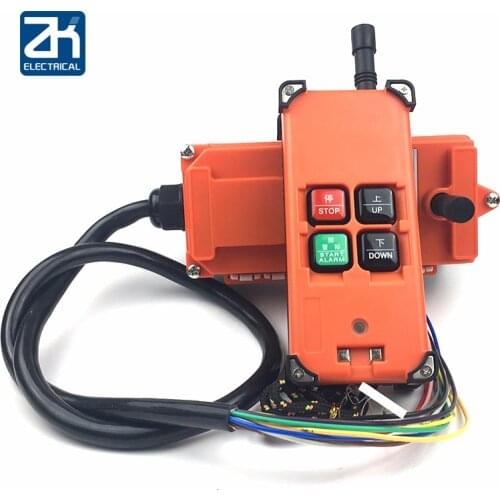 Remote Control Distance Of 4 Keys For Overhead Crane Wireless Radio Universal Ac/Dc12V 24 V 110V 220V 380V