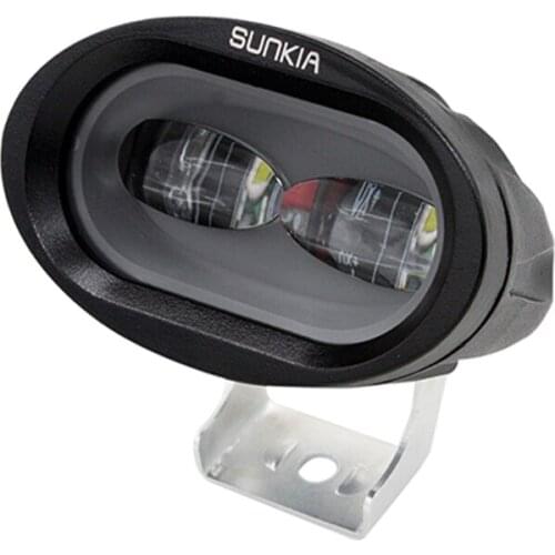 SUNKIA 20W 2000 LM Motorcycle LED Headlight Car Driving Fog Auxiliary Lamp Universal Spot Bicycle Work Lamp Off Road ATV 4WD