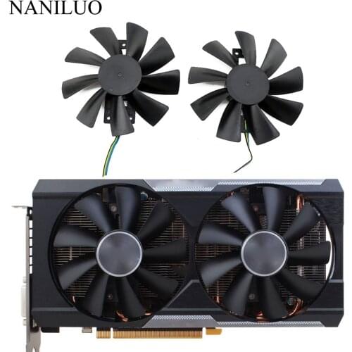 GAA8B2U/GAA8S2U 4Pin Video Fan VGA Cooler Fans For Sapphire R9 380 380X 2g/4G D5 Graphics Card Replacement Fan