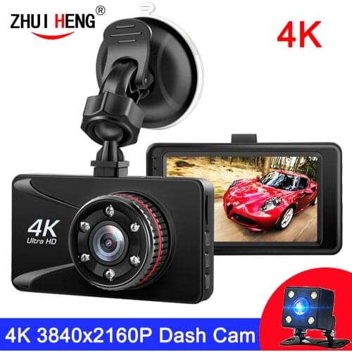 Car DVR Camera Video Recorder Dashcam Recorder Parking Monitor 4K Ultra HD Dash Cam 3 Inch Dashboard Camera 150' Wide Angle