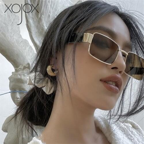 XojoX Steampunk Sunglasses Women Men Luxury Brand Deisgner Vintage Metal Sun Glasses Male Hip hop Black Red Eyeglasses UV400