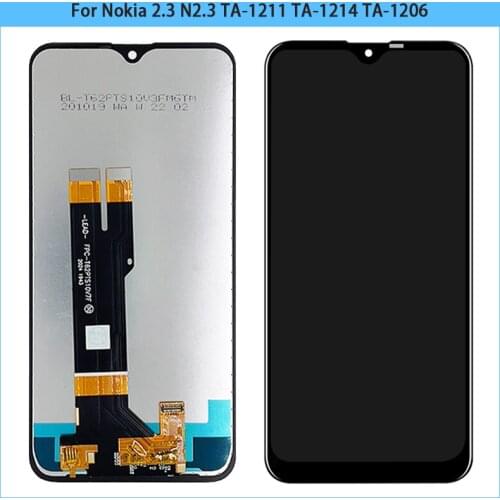New Original 6.2“ For Nokia 2.3 N2.3 TA-1211 TA-1214 TA-1206 TA-1209 LCD Display Touch Screen Panel Digitizer Assembly Replace