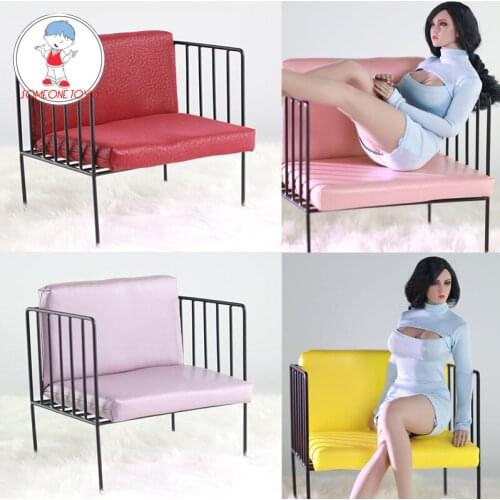 ACG-09 1/6 scale Scene Ornaments mini sofa Doll scene furniture Iron modern sofa for 12 inches TBLeague PH Body model accessory