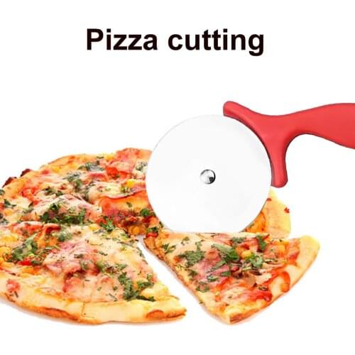 1pc Pizza Cutter Stainless Steel Knife Cake Tools Pizza Wheels Scissors Ideal Pizza Pies Waffles Dough Cookies Kitchen gadgets
