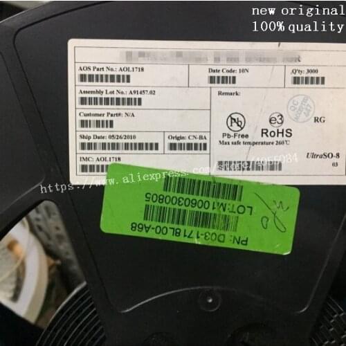 10PCS AOL1718 2SD1758-TLR RCLamp0521P.TCT CP2290GITLX 2SD1758 RCLamp0521P RCLamp0521 CP2290 D1758 new