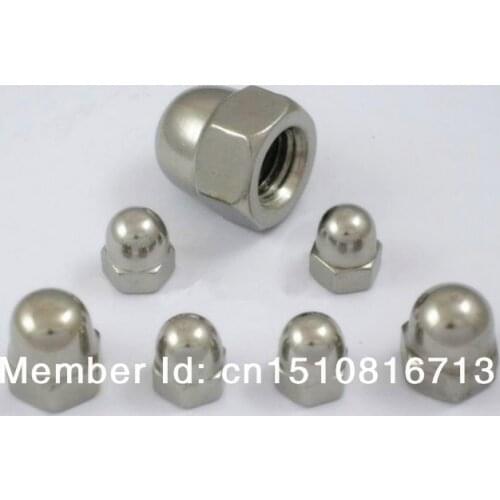 10pcs Metric M8 304 Stainless Steel Hex Head Dome Cap Protection Cover Nuts