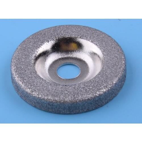 50mm Silver Metal Diamond Grinding Wheel Circle Disc For Tungsten Steel Milling Cutter Tool Sharpener Grinder