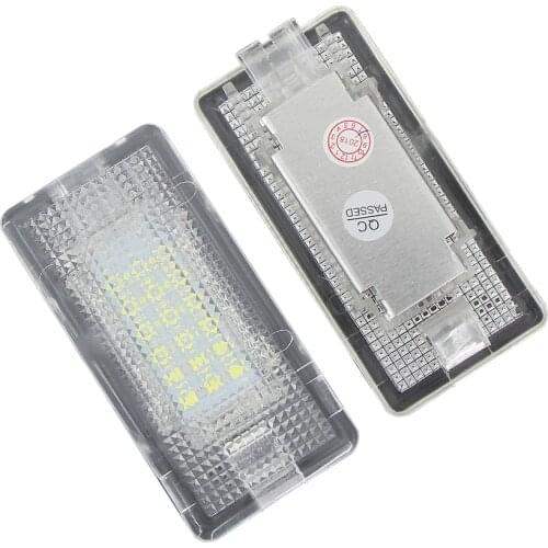 2Pcs Led Footwell Luggage Trunk Interior Light Glove Box Lamp No Error for BMW X5 E46 E39 E84 E90 E91 E92 E53 F01 F02 E61 E60