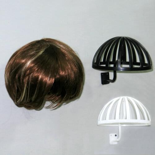 Cosplay Wig / Hat Display Wall Mount Mannequin Dummy Head Wig Cap Hair Holder -2/PK