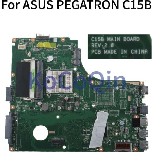 KoCoQin Laptop motherboard For ASUS PEGATRON K56L C15B Mainboard REV.2.0 SR17D