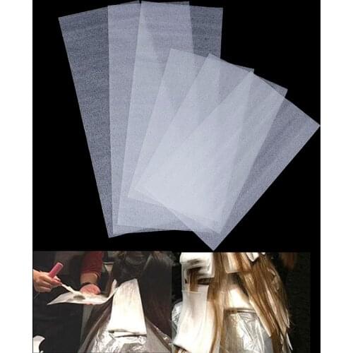 15pcs Reusable Hair Dye Paper Color Highlight Separating Sheet Barber Tissue Salon Hairdresser Use 2 Size