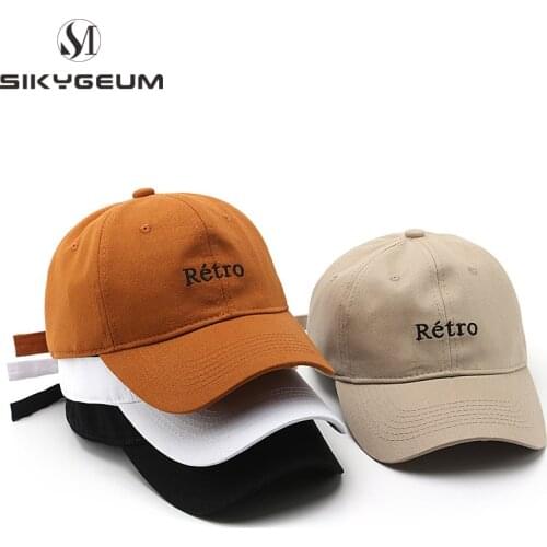 SIKYGEUM Fashion Men Women Cotton Baseball Cap Adjustable Hip Hop Hat Sport Cap Outdoor Trucker Dad Hat Leisure Womens Sun Hat