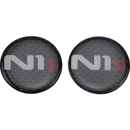 KODASKIN Motorcycle Stickers Raise 3D Emblem Carbon Decals for NIU N1s