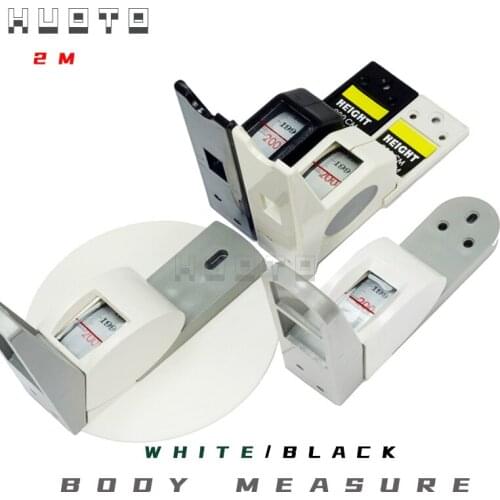 0-220cm White Color Height Rod Wall Mountable Scale Measurement