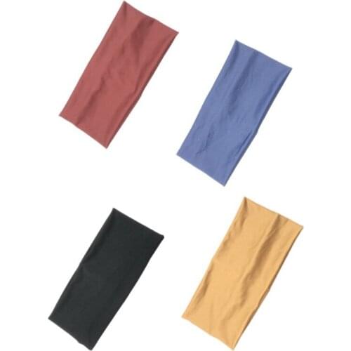 New-4 Pack Wide Headbands for Women Yoga Sport Workout Running Headband Large Multi Yoga Hair Bands Accessories