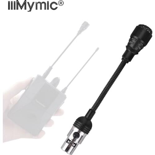 Professional Handheld Style 4pin Lockable Mic Unidirectional Condenser Microphone For SHURE Wireless BodyPack Transmitter