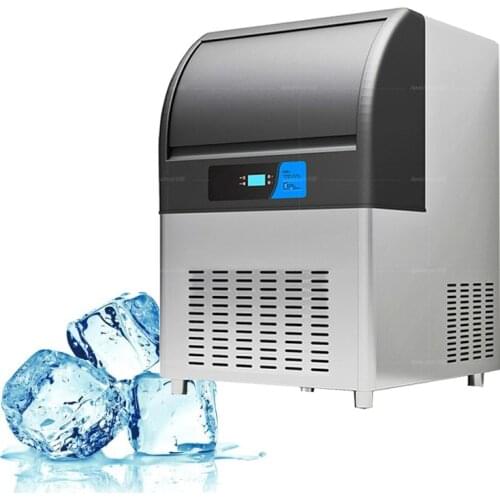 Commercial Electric Ice Maker High-yield Ice Machine Square Ice Making Machine Big Bar Coffee Teamilk Shop Ice Maker