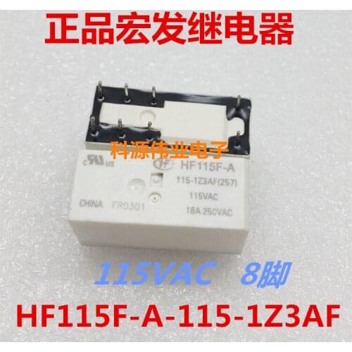 HF115F-A-230-1Z3AF(555) 115VAC Relay RT314730