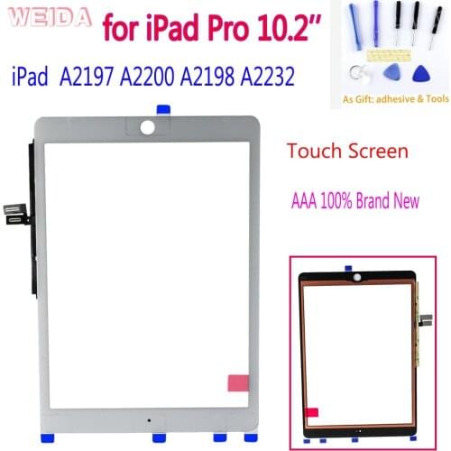 New Arrival For 2019 10.2" iPad Pro 10.2 Touch Screen Digitizer Sensor for Apple iPad 7 7th Generation A2197 A2200 A2198 A2232
